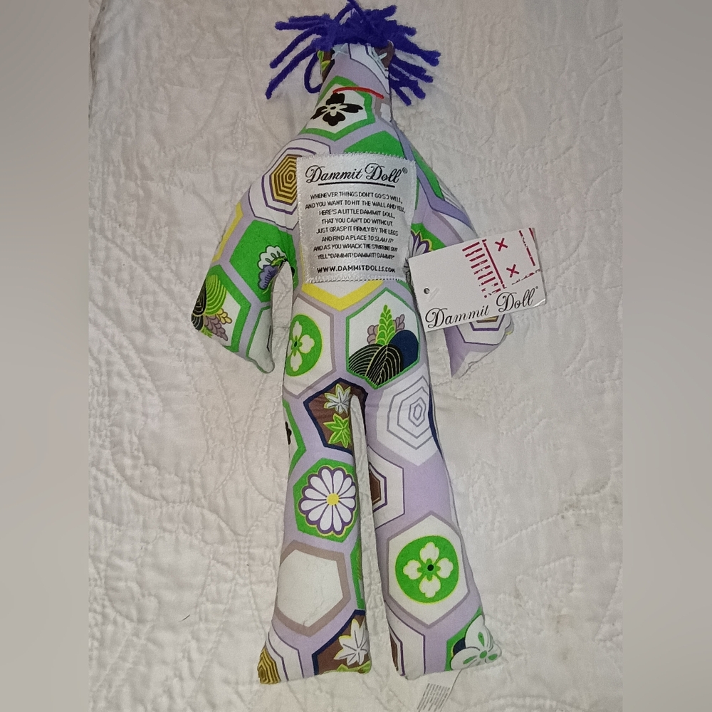 Purple Dammit Doll